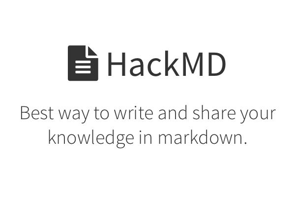 HackMD - collaborative markdown editor
