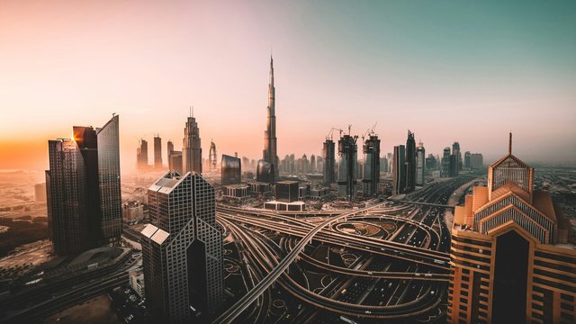 Dubai Downtown Burj Khalifa DIFC.jpg