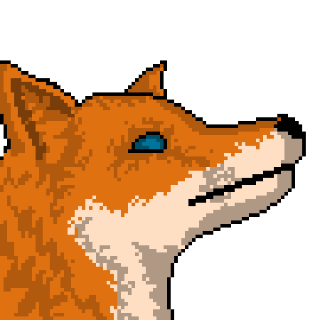 Pixel art styled animals 3/10 (Fox) — Steemit