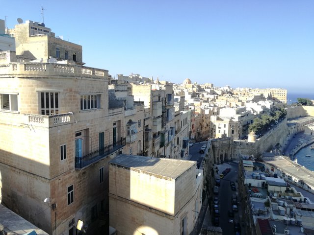 Upper Barrakka Garden view in Valletta