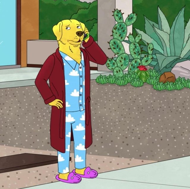 mr peanutbutter on phone.jpg