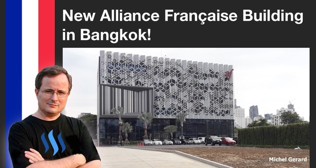 New Alliance Française Building in Bangkok!