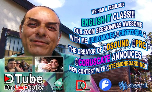 Had a Fabulous English-It Class Today - Enjoyed a Great Zoom Talk @clixmoney, @cryptospa & @prc, The Creator of @dsound - New Contest Coming.jpg