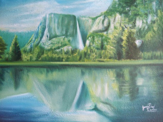 El Reflejo de la cascada, 50x70, oleo, 4.jpg