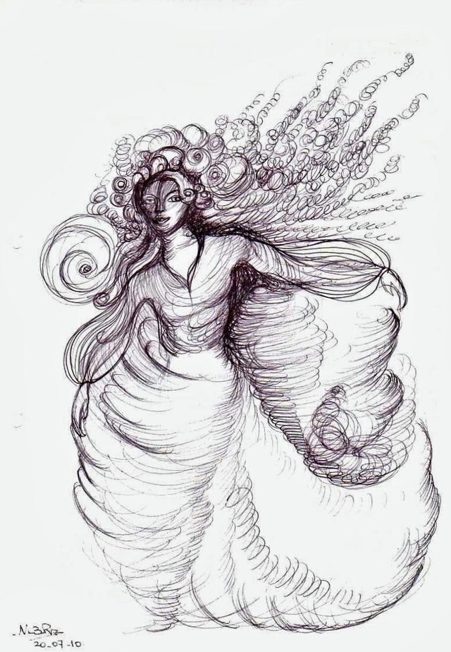 Boceto Con Boligrafo Steemit