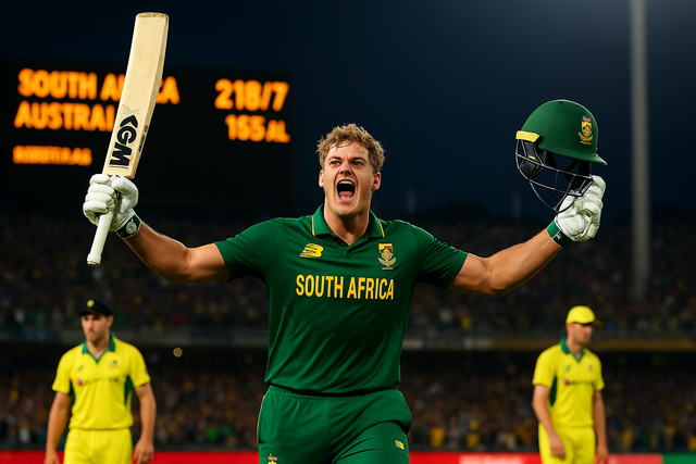 Dewald Brevis Celebrates Century Victory.png