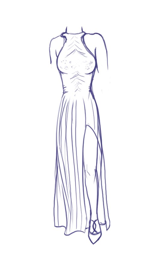 How to Draw a formal dress  Drawing  Illustration  WonderHowTo