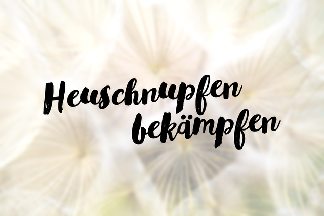 Heuschnupfen bekämpfen - Alltagskämpfer