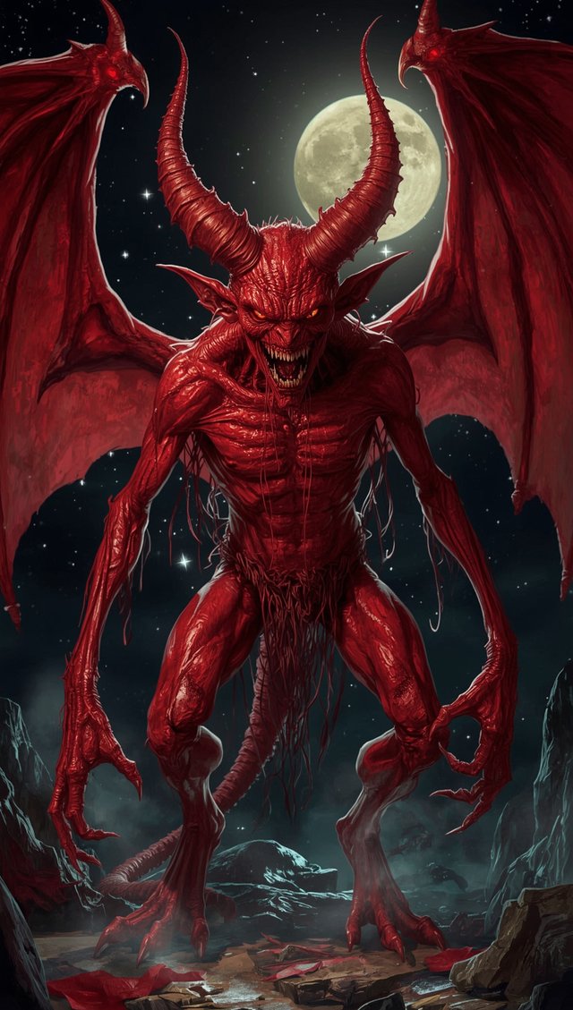 Lucid_Realism_Beautiful_and_creepy_demon_with_vibrant_red_skin_3.jpg