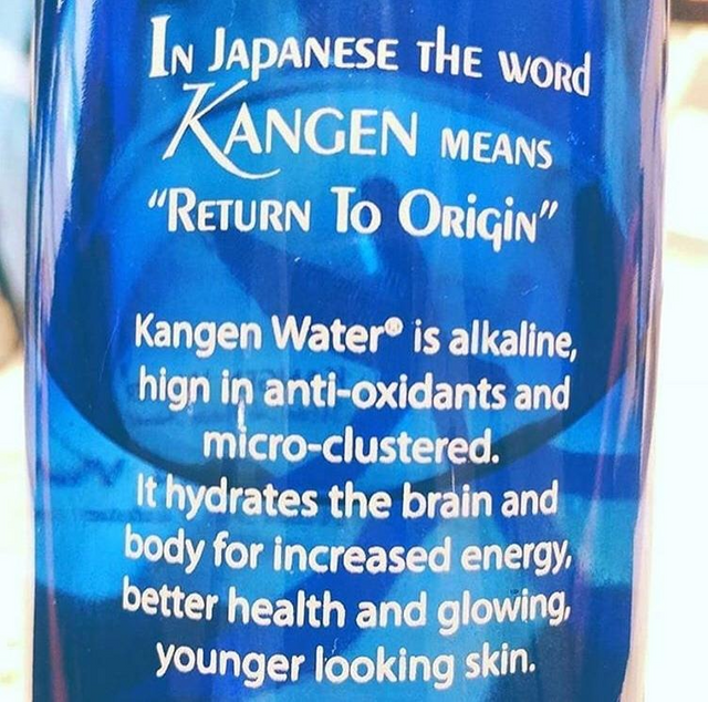 Kangen hotsell water origin