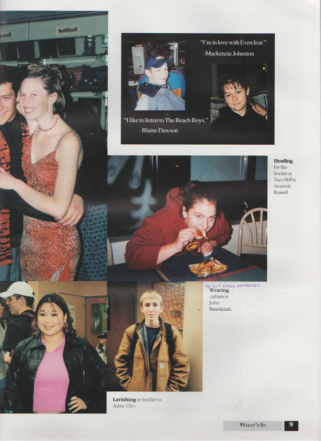 2000-2001 FGHS Yearbook Page 09 Shy Cowboy.png