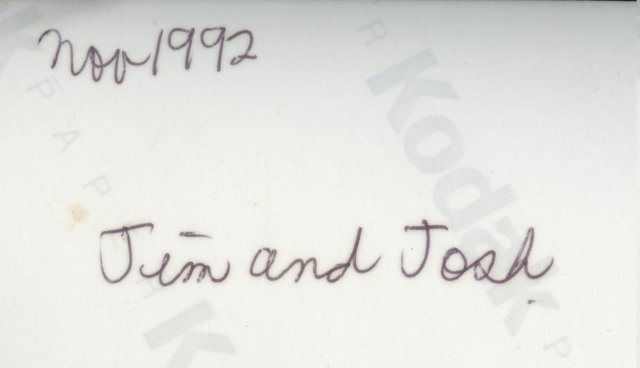 1992-11 Jim Atkins and Josh date.jpg