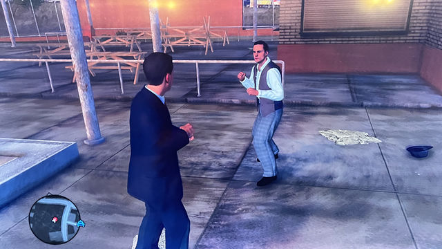 LA Noire Fist Fight Screenshot on Xbox 360