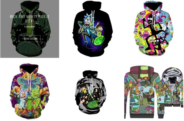 hoodie rick et morty