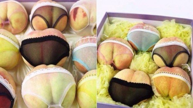 Peaches With Panties