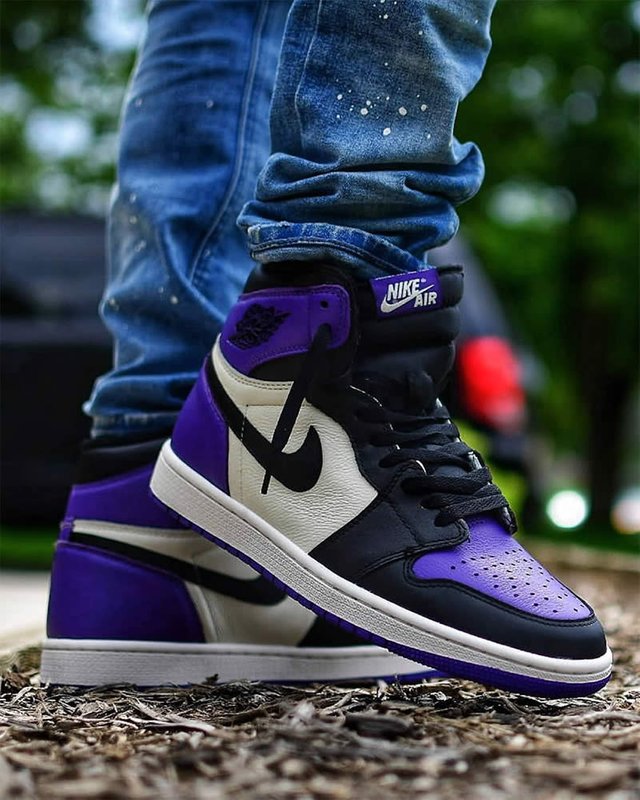 Court purple on feet online