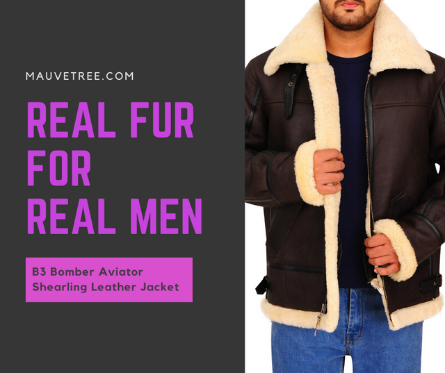 Men B3 Bomber Shearling Jacket.png