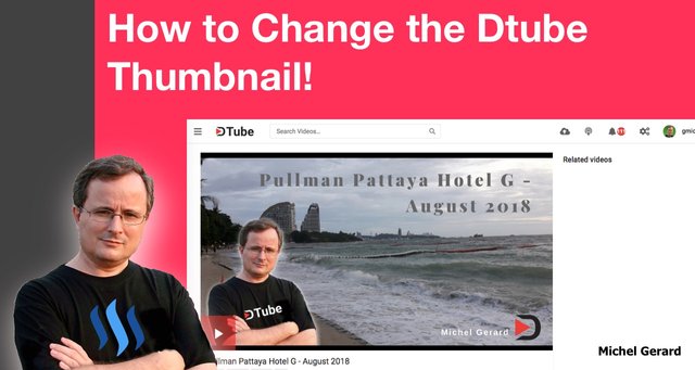 How to Change the Dtube Thumbnail!