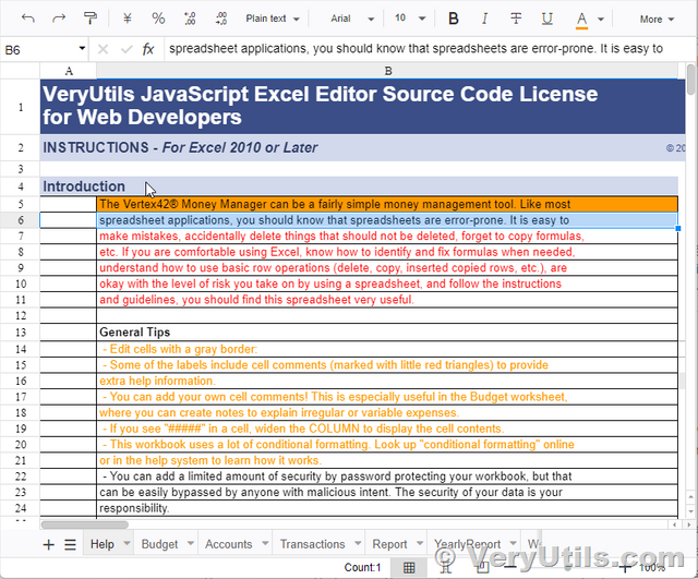 VeryUtils JavaScript Excel Editor.png