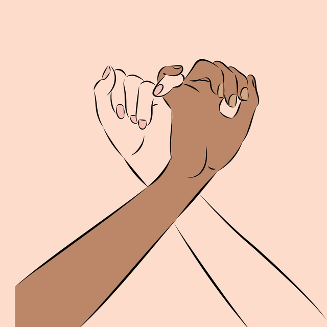 Beige and Brown Friends Forever Square Sticker.png
