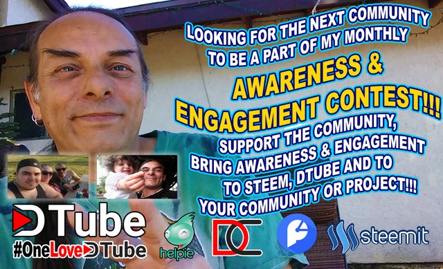 Looking for the Next Community to Join me on the Next Awareness & Engagement Contest Collaboration - I Want to Bring My Business to the #steem #blockchain.jpg