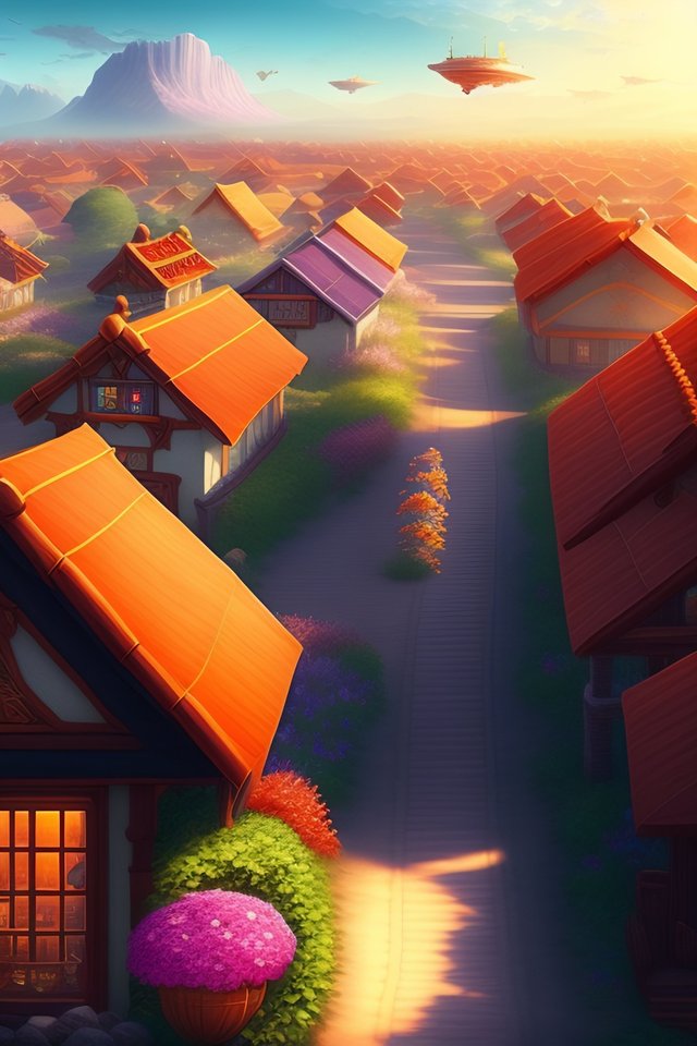 A skyscreaper like a warm village with 20 houses.jpg