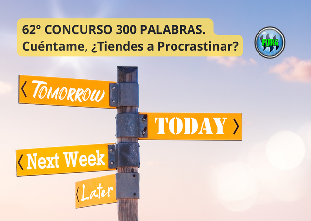 62° CONCURSO 300 PALABRAS. Cuéntame, ¿Tiendes a Procrastinar (2).png