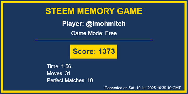 Game Result
