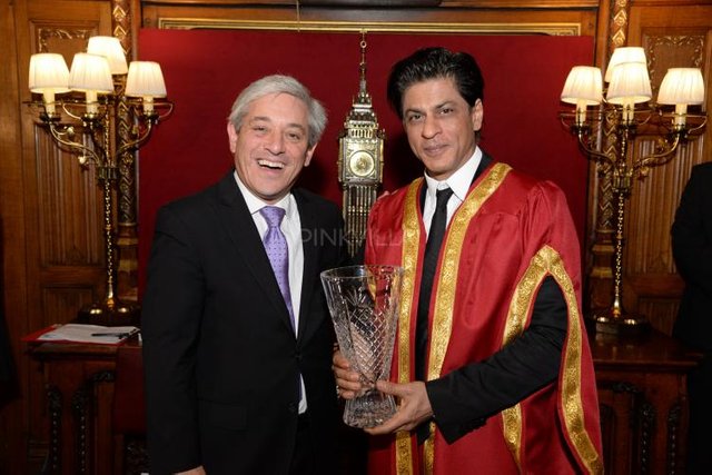 Speaker  Rt Hon John Bercow and Shah Rukh Khan at Britain’s House of Commons in London DSC_5744.jpg