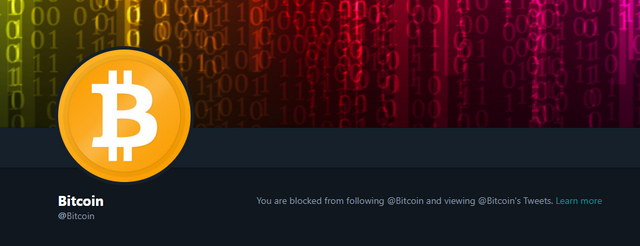 So Twitter Account Bitcoin Just Blocked Me Steemit - 