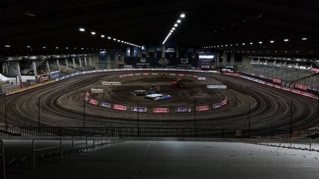 race track inside the Expo square building.jpg