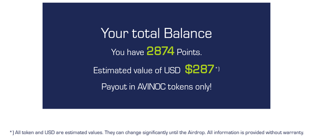 Avionic Airdrop Promo