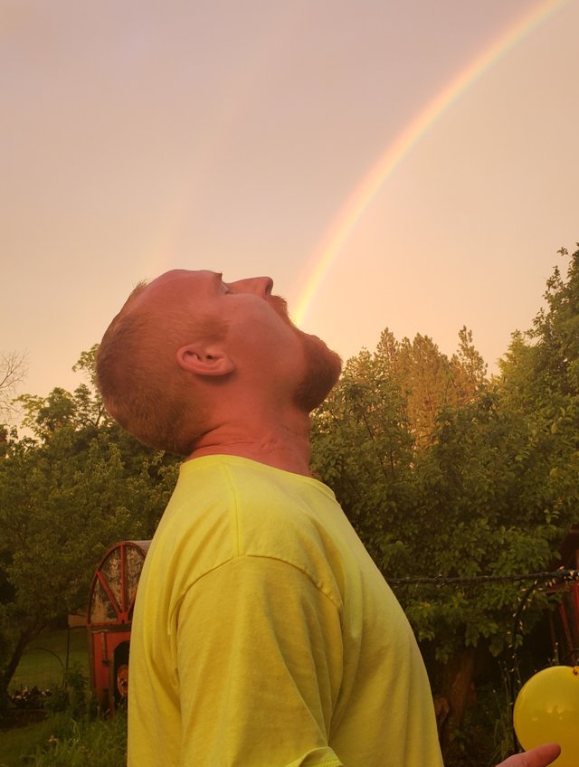 Steve eating rainbow.jpg