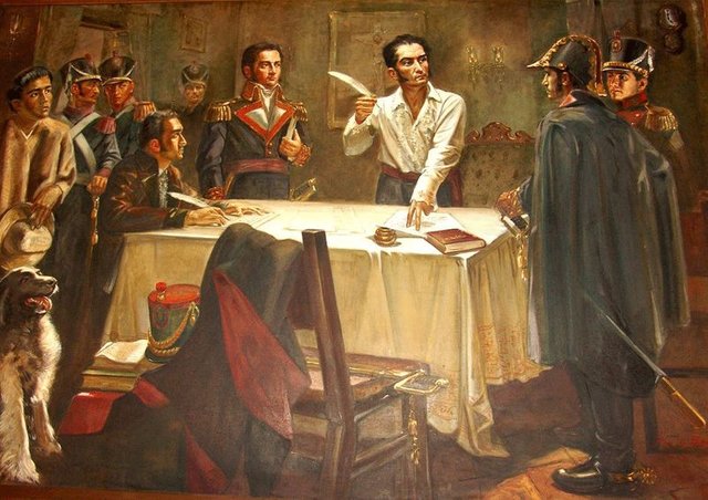 El_Libertador_Simón_Bolívar,_Firmando_el_Decreto_de_GUERRA_A_MUERTE_contra_los_Españoles.jpg