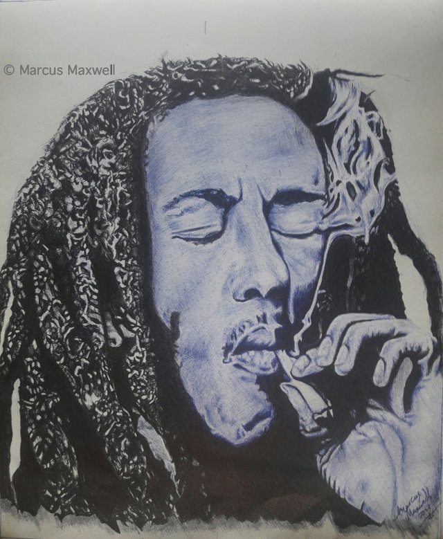 Learn How to Draw Bob Marley Singers Step by Step  Drawing Tutorials