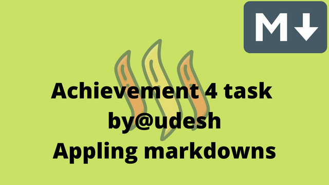 Achievement 4 task by@udesh Appling markdowns.png