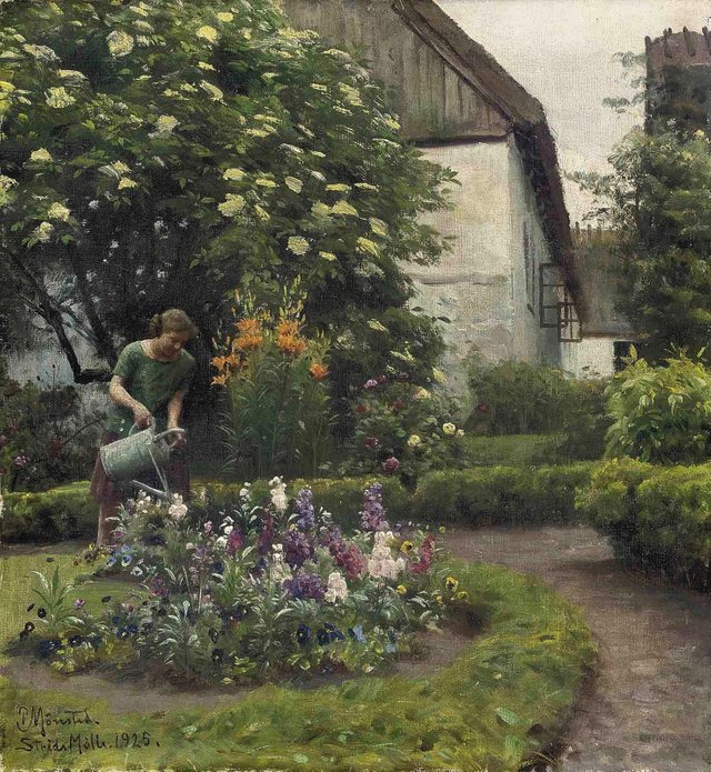 Peder_Mønsted_-_Watering_the_garden.jpg