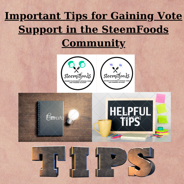 Important Tips for Gaining Vote Support in the SteemFoods Community 💯 (1).png