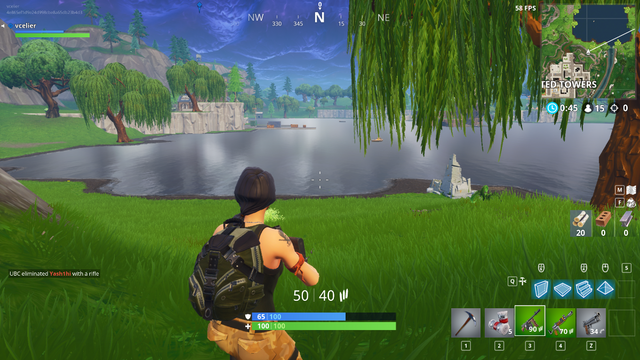 on a good laptop the screen is redrawn 30 times per second 30 fps on a good desktop computer it may go to 200 fps and more here are two screenshots of - fortnite 0 fps