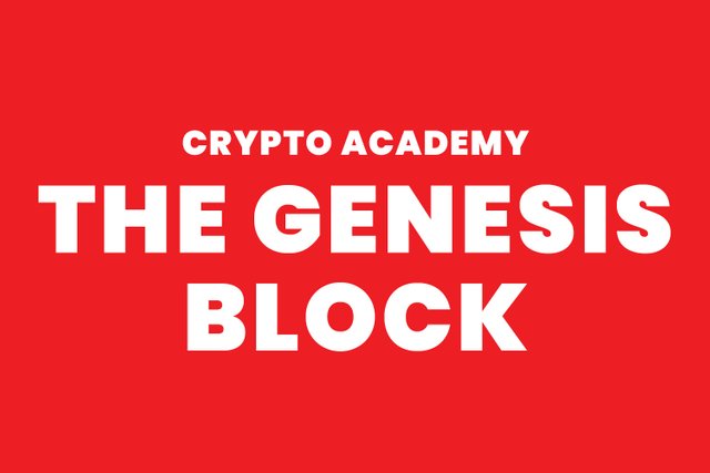 steemit crypto academy - The Genesis Block.jpg