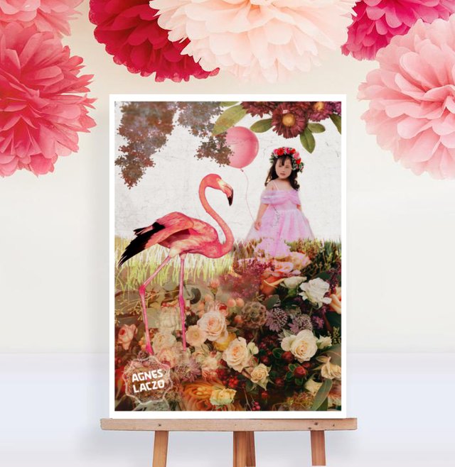 pink paradise vintage art print agnes laczo artist grafikus illusztrator meska gyerekszoba.jpg