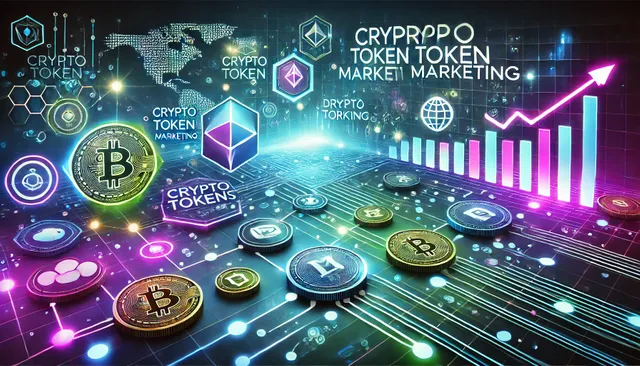 DALL·E 2025-02-25 18.01.48 - A modern and dynamic banner image representing Crypto Token Marketing. The image should include symbols of blockchain technology, digital tokens, and .webp