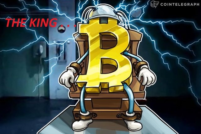 King of cryptocurrency Bitcoin art.jpg