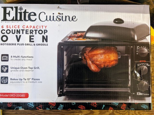 My New Oven Rotisserie Grill Griddle Rotisserie Chicken