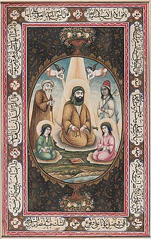 Unknown_Artist_Imam_'Ali_with_Hasan_and_Husayn_Painting_With_Calligraphy_Persian_,_19th_century.jpg