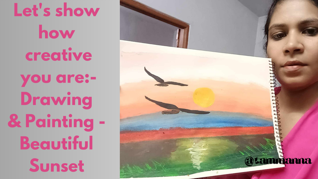 Let's show how creative you are- Drawing & Painting - Beautiful Sunset.png