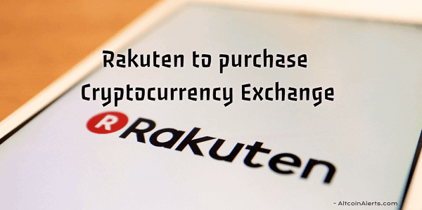 Rakuten to purchase Cryptocurrency Exchange.png