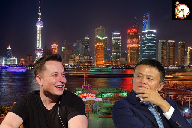 Elon Musk a Jack Ma v Šanghaji.jpg