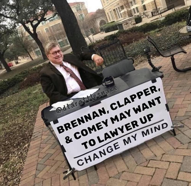 8meme AG Barr Comey Brennan Clapper May Want to Lawyer UP.png