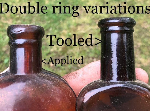 Antique Bottle Identification Help Double Ring Variations Steemit Antique Bottle Identification Help